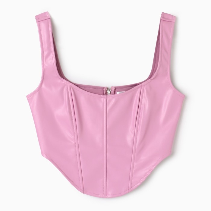 Корсет женский MIST кожаный, р. XS, розовый Корсет женский MIST кожаный, р. XS, розовый