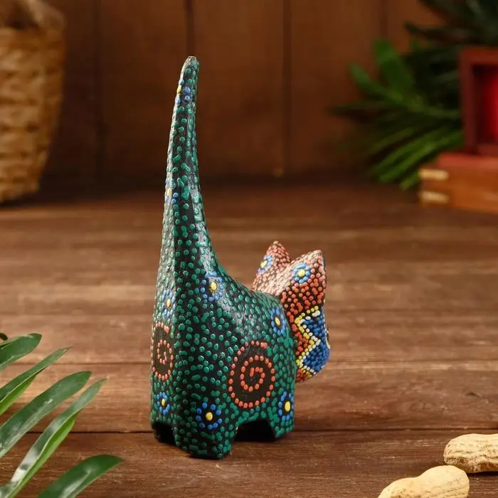 Подставка для колец "Котёнок" дерево 7х4х15 см