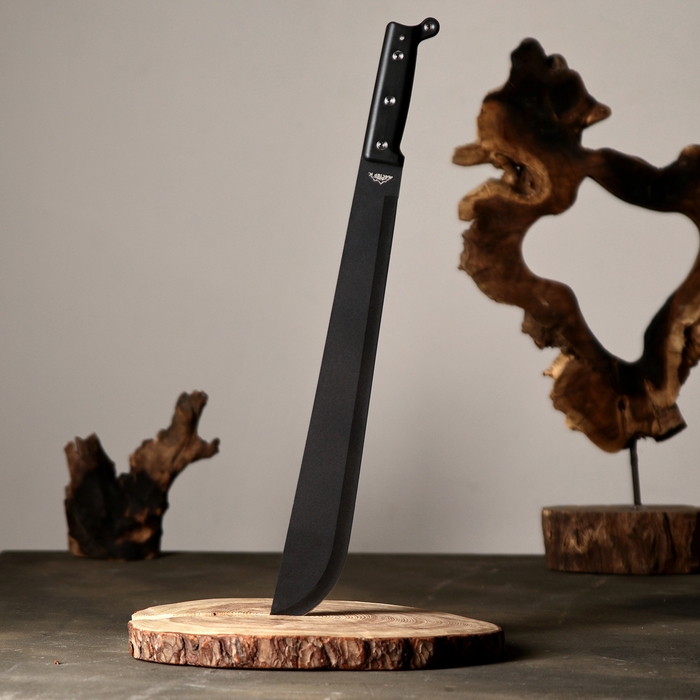 Нож-мачете Нож-мачете "Топь" 53,5см, клинок 415мм/2,8мм, черный