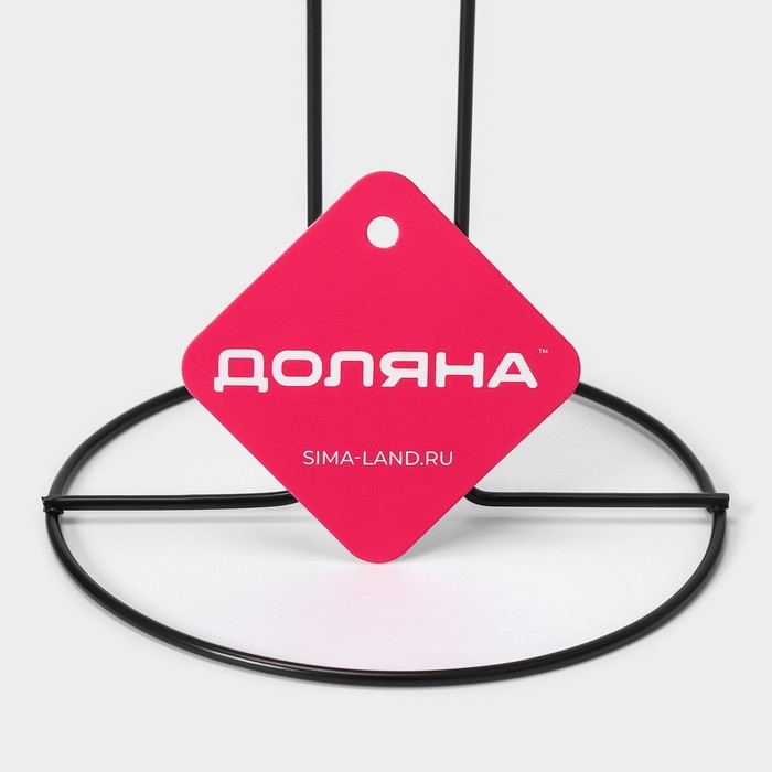 Держатель для бумажных полотенец Доляна, 28&times;13&times;13, цвет чёрный