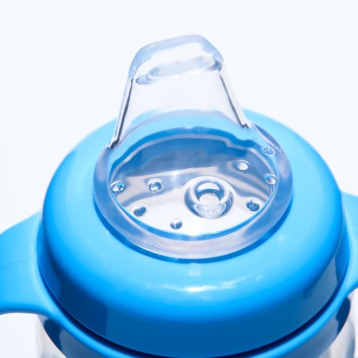 Поильник - непроливайка детский с мягким носиком &laquo;Фрукты&raquo;, 270 мл., с ручками, цвет МИКС