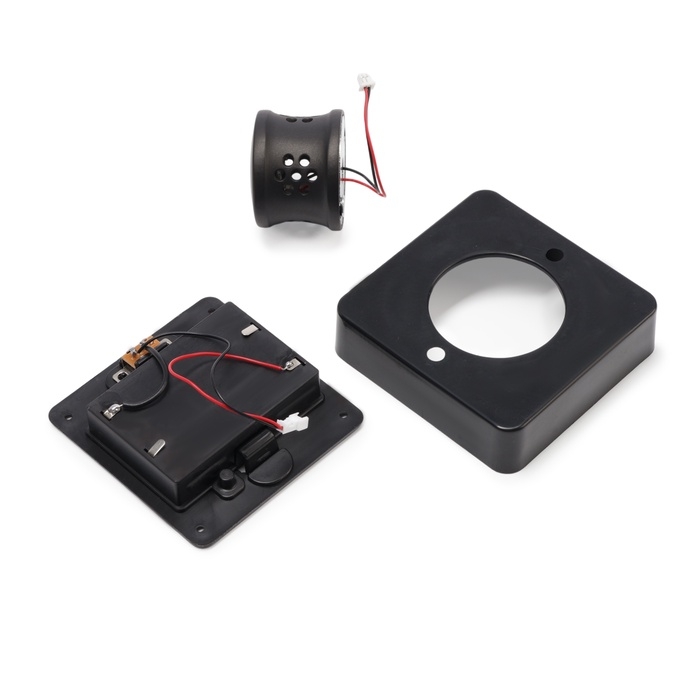 Ручка-кнопка Cappio с подсветкой, цвет черный, 1 шт.