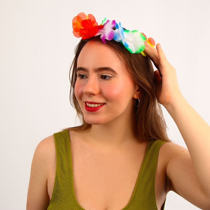 Гавайский световой венок &laquo;Купуна&raquo;, 3 режима подсветки