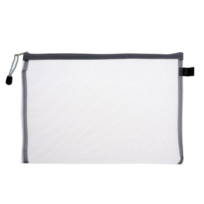 Папка-конверт на молнии А4, Calligrata "Сеточка", МИКС