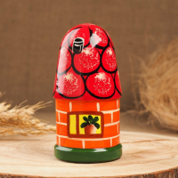 Пальчиковый театр &laquo;3 поросёнка&raquo;, теремок и 6 кукол, 14 см