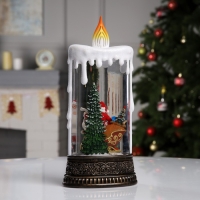 Светодиодная фигура «Свеча с Дедом Морозом» 13.8 × 30 × 8.4 см, пластик, батарейки ААх3 (не в комплекте), USB, свечение тёплое белое Светодиодная фигура «Свеча с Дедом Морозом» 13.8 × 30 × 8.4 см, пластик, батарейки ААх3 (не в комплекте), USB, свечение тёплое белое