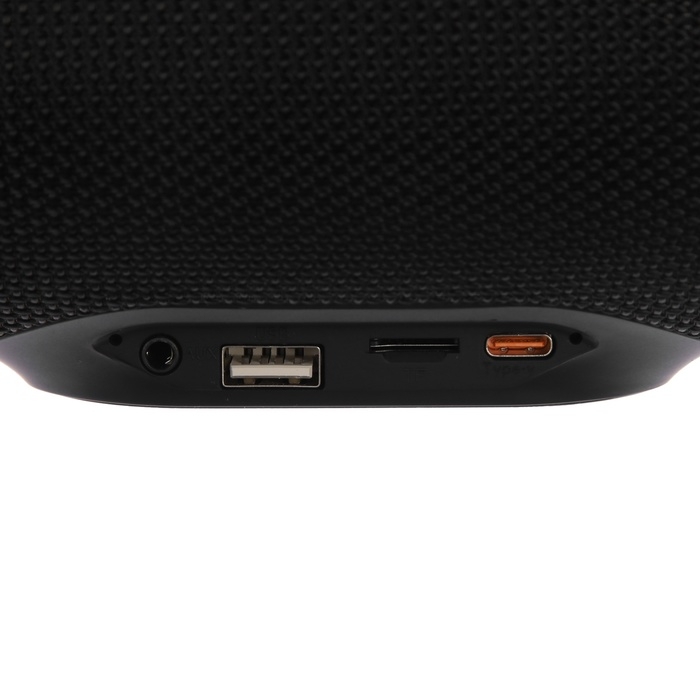 Портативная колонка Pulse6, 12 Вт, 1800 мАч. BT5.3, подсветка, micro SD, чёрная Портативная колонка Pulse6, 12 Вт, 1800 мАч. BT5.3, подсветка, micro SD, чёрная