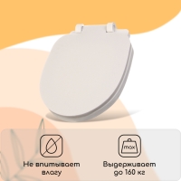 Сиденье для уличного туалета, с крышкой, 38 &times; 50 см, Стандарт, пенополистирол