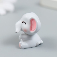 Фигурка для флорариума полистоун "Малыш слонёнок" 3,2х2,9 см Фигурка для флорариума полистоун "Малыш слонёнок" 3,2х2,9 см