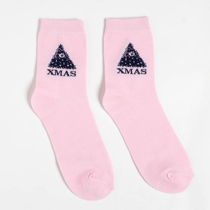 Подарочный набор KAFTAN &laquo;Новый год: Merry Christmas&raquo;&lrm; носки р, 36-39 (23-25 см), маска