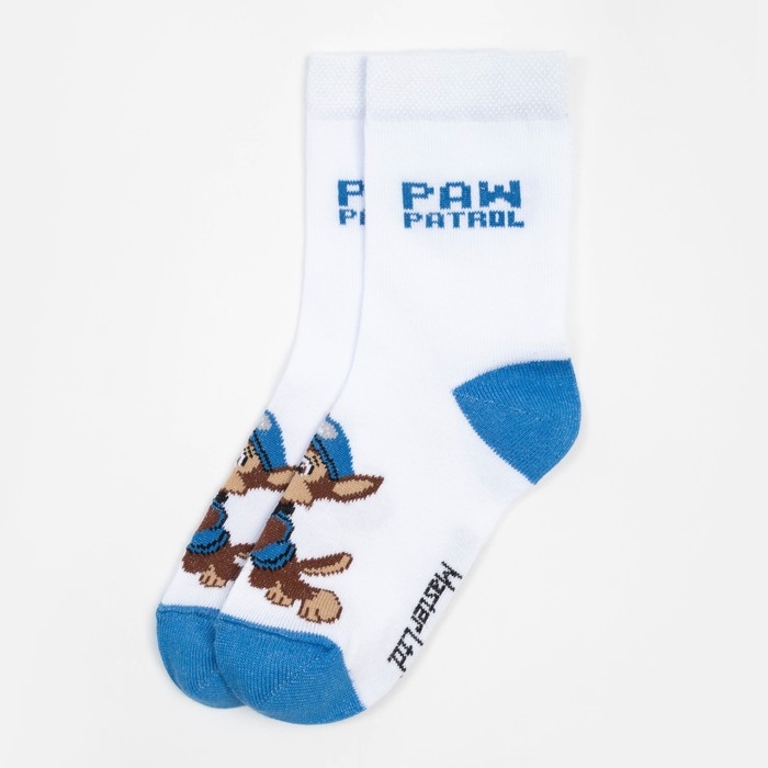 Носки PAW PATROL &laquo;Гончик&raquo;, цвет белый, 18-20 см