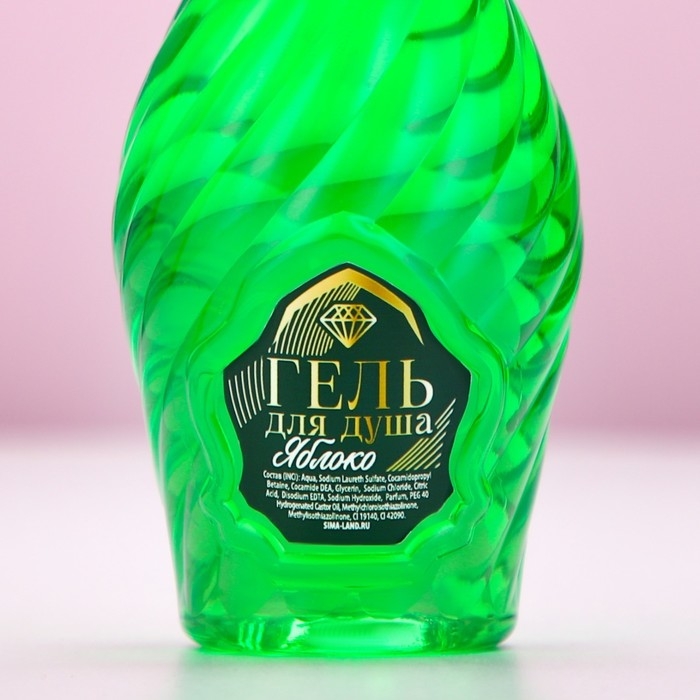Гель для душа во флаконе мондоро &laquo;Мечтай!&raquo;, 250 мл, аромат зелёного яблока, Новый Год