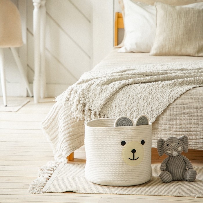 Корзина для хранения плетёная ручной работы SL Home, 35&times;35&times;30 см