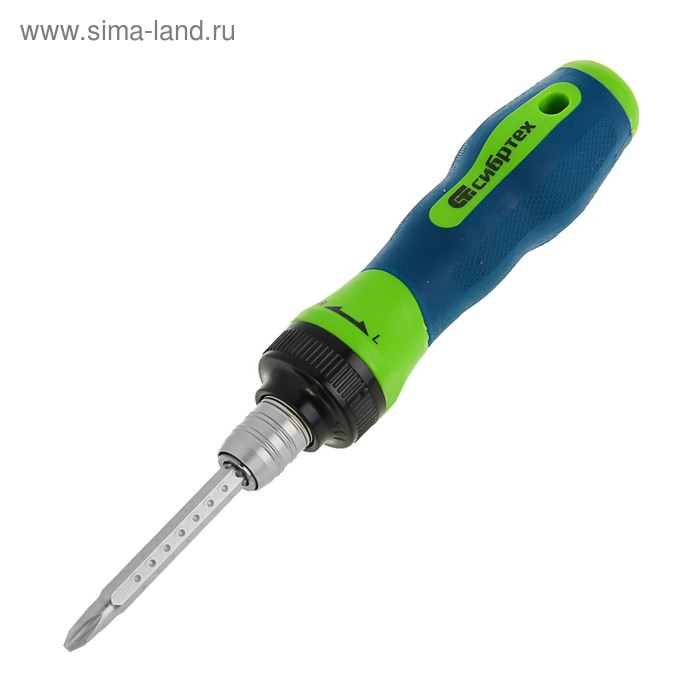 Отвёртка 2 в 1 Отвёртка 2 в 1 "СИБРТЕХ", CrV, реверсивная, комбинированная