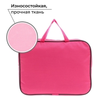 Папка для труда А4 на молнии текстиль 70мм 350 х 270 &laquo;1 сентября: Аниме&raquo;