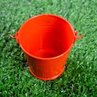 Кашпо "Ведерко Томми" красное, 6х6см Кашпо "Ведерко Томми" красное, 6х6см