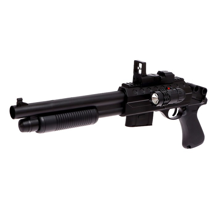 Детское оружие Дробовик пневматический &laquo;Шторм&raquo;, с фонариком