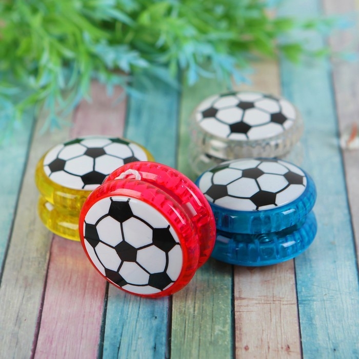 Йо-йо &laquo;Футбол&raquo;, световой, цвета МИКС