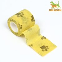 Бинт самофиксирующийся "Лапки", 5 см, макс. растяжимость 4,5 м, микс цветов Бинт самофиксирующийся "Лапки", 5 см, макс. растяжимость 4,5 м, микс цветов