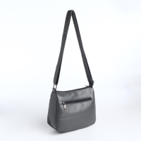 Сумка женская на молнии, цвет серый Сумка женская на молнии, цвет серый