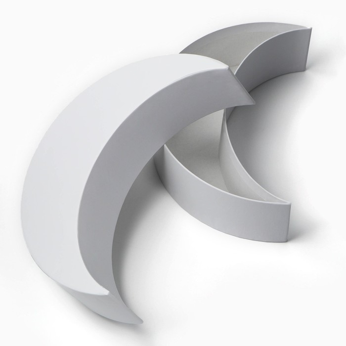 Коробка из переплётного картона &laquo;Белая&raquo;, 15 х 23 х 6 см