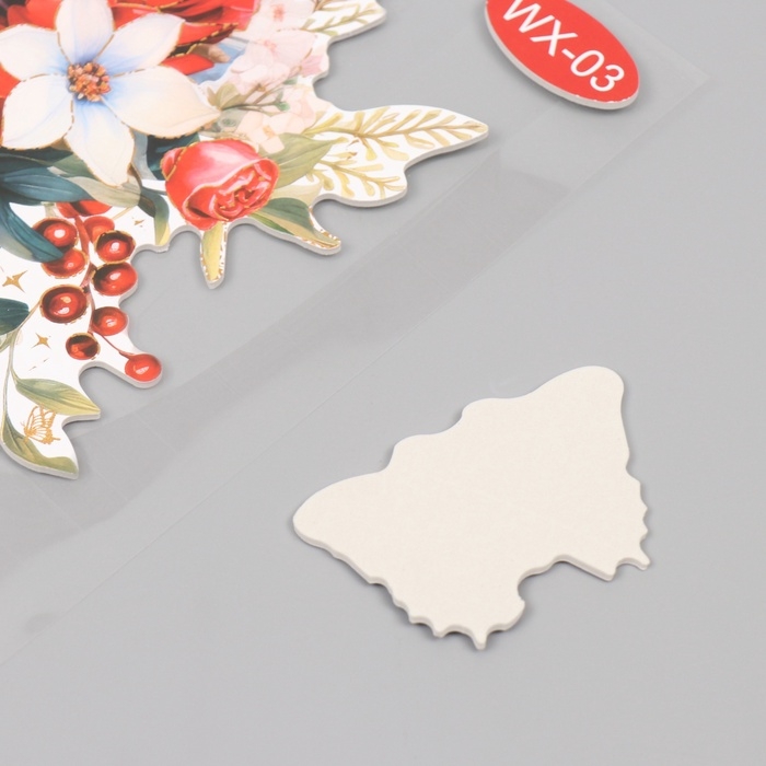 Наклейка пластик интерьерная "Летний букет" 40х31 см