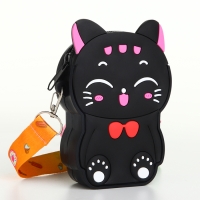 Сумка детская для девочки на молнии, цвет чёрный Сумка детская для девочки на молнии, цвет чёрный