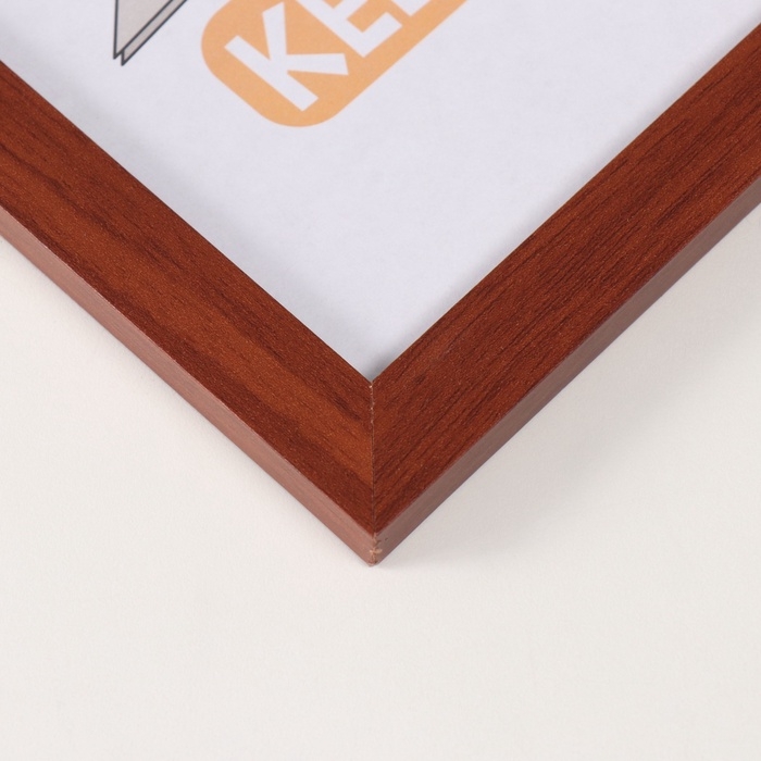 Фоторамка 21х30 см МДФ. №6 Итальянский орех, шир. 20 мм, толщ. 12 мм   (пластиковый экран)