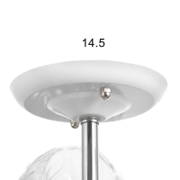 Люстра "Фернанда" 6хЕ27 40Вт бело-хромовый 65х44х26 см BayerLux Люстра "Фернанда" 6хЕ27 40Вт бело-хромовый 65х44х26 см BayerLux