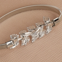 Подхват для штор &laquo;Ветвь&raquo;, 8 &times; 2,5 см, 23,5 см, цвет серебряный