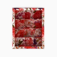 Коробка под 12 конфет с ячейками &laquo;Для тебя&raquo;, 14.5 х 18.5 х 3 см