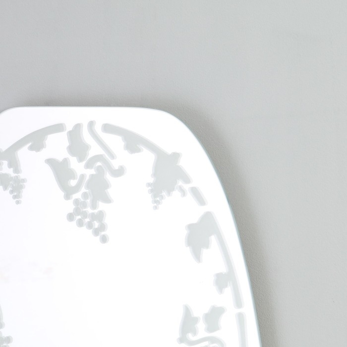 Зеркало &laquo;Волна&raquo;, однослойное, настенное,  91&times;45 см