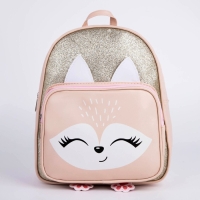 Рюкзак детский для девочки с карманом «Лисичка», искусственная кожа, 27х23 х 10 см Рюкзак детский для девочки с карманом «Лисичка», искусственная кожа, 27х23 х 10 см