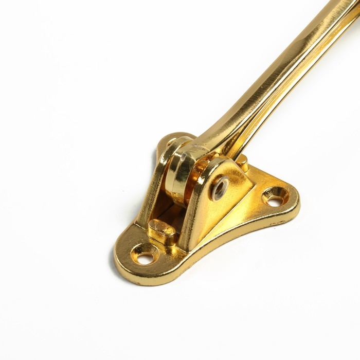 Фиксатор дверной LOCKLAND, Фиксатор дверной LOCKLAND, "козья ножка", цвет золото