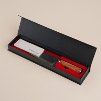 Нож кухонный SL Home &laquo;Оливия&raquo;, шеф, лезвие 22,86 см, цвет коричневый