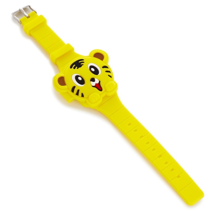Часы наручные электронные, детские, Часы наручные электронные, детские, "Тигренок", ремешок l-22.5 см