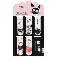 Набор магнитных закладок для книг Calligrata 6 штук, "Кошки", МИКС Набор магнитных закладок для книг Calligrata 6 штук, "Кошки", МИКС