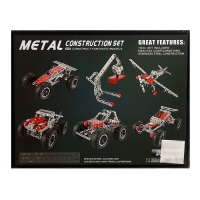 Конструктор металлический &laquo;Транспорт&raquo;, 6 вариантов сборки, 288 деталей
