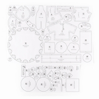 Набор по изготовлению текстильной игрушки &laquo;Блинник&raquo;, высота &mdash; 17,5 см