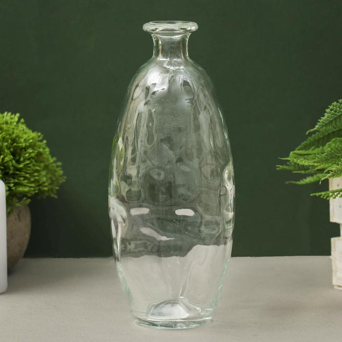 Ваза Ваза "Пуаро" большая 21,5х9 см, 0,7л 2440 прозрачная