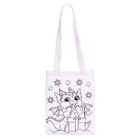 Сумка-шопер, раскраска &laquo;Дракон. Новый год&raquo;