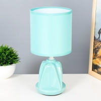 Настольная лампа "Лаура" Е14 40Вт бирюзовый 13х13х26,5 см RISALUX