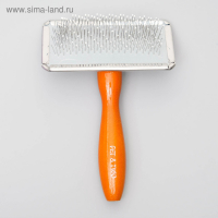 Пуходерка Пижон Premium с деревянной ручкой, с каплями