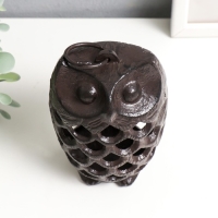 Подсвечник чугун на 1 свечу "Филин" с кольцом 12х8х8 см Подсвечник чугун на 1 свечу "Филин" с кольцом 12х8х8 см