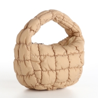 Сумка молодёжная на молнии, цвет бежевый Сумка молодёжная на молнии, цвет бежевый