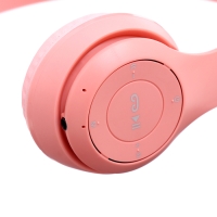 Наушники беспроводные «Зайчик», звуковые и световые эффекты, складные, цвет розовый Наушники беспроводные «Зайчик», звуковые и световые эффекты, складные, цвет розовый