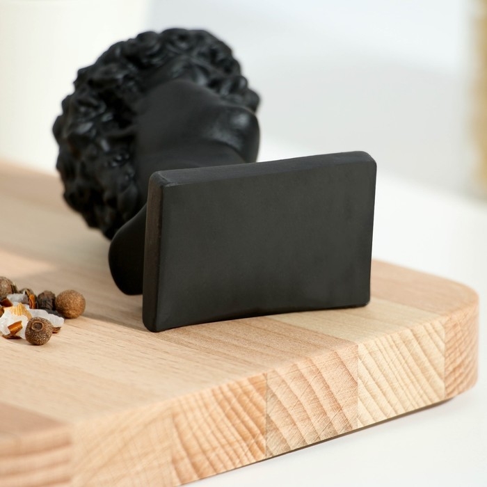 Подставка для зубочисток &laquo;Давид&raquo;, черная, 5х5х9 см