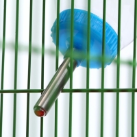 Поилка для грызунов, 500 мл, 20,5 х 5 см, голубая Поилка для грызунов, 500 мл, 20,5 х 5 см, голубая