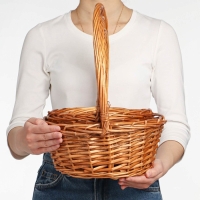 Набор корзин, 3 шт, 30&times;22/33 см,  26&times;12/28 см, 20&times;10/23 см, ива