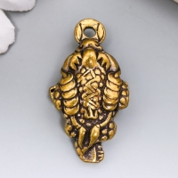 Сувенир латунь "Денежная жаба с монетой" 1,9х3,4 см Сувенир латунь "Денежная жаба с монетой" 1,9х3,4 см